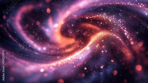 Visual representation of particles and energy flow in entangled systems.