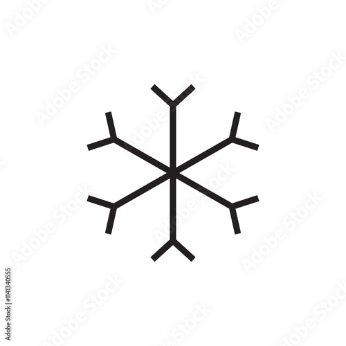 icicle cooling icon vector eps outline