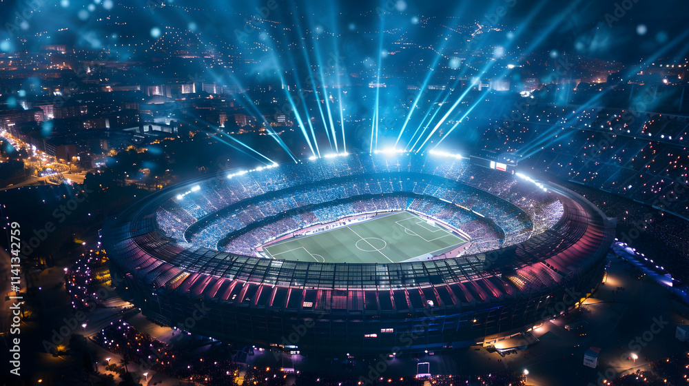 Illuminated Night Football Arena for a High-Energy Game
Illuminated Night Football Arena for a High-Energy Game