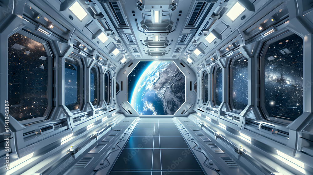 Advanced Sci-Fi Space Station Interior with Minimalistic Design
Advanced Sci-Fi Space Station Interior with Minimalistic Design