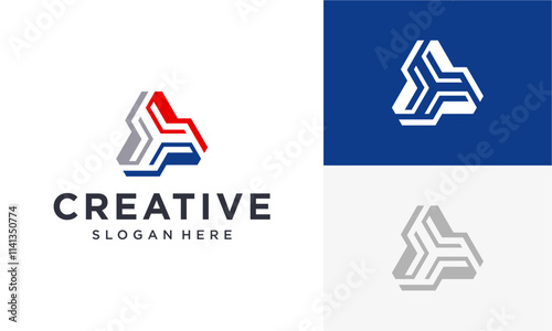 community abstract vector logo