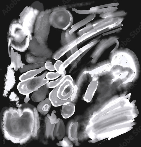 abstract ink watercolor spots, background design