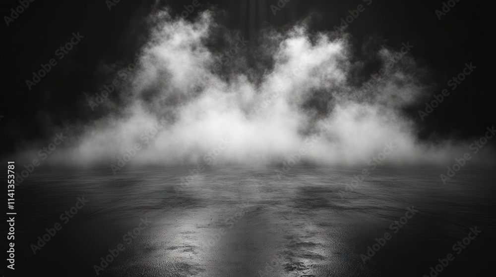 Abstract smoky concrete floor. Abstract smoky concrete floor.