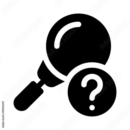 help glyph icon