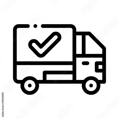 delivery line icon