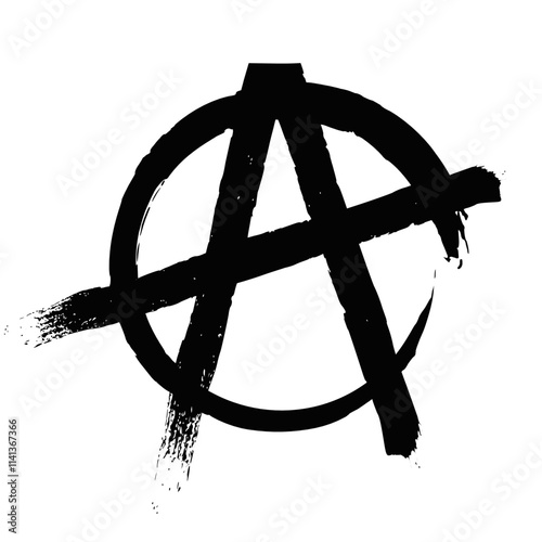 Vector Anarchy Symbol Illustration