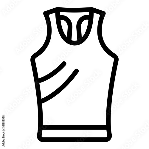sleeveless Line Icon