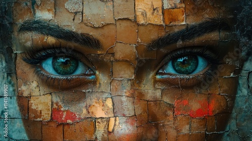 Here's a 10-word (or less) description of the image: Eyes