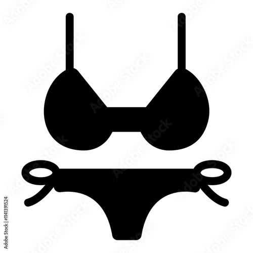 bikini Solid icon