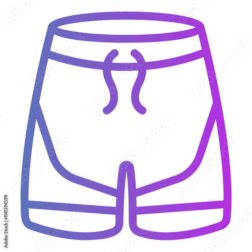 swimming trunks Gradient icon