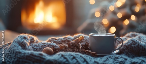 Wallpaper Mural Warm Cozy Evening With a Cup of Hot Drink Torontodigital.ca