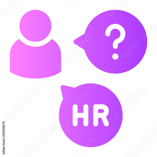 hr manager gradient icon