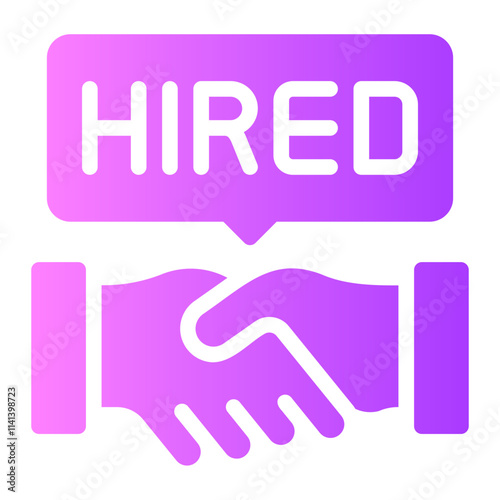 new hire gradient icon