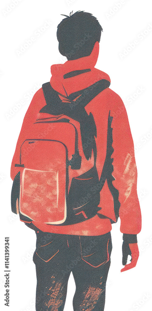 PNG Student backpack adult copy space. PNG Student backpack adult copy space.