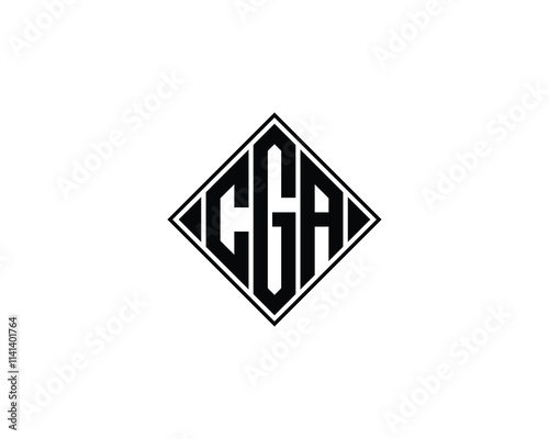 Free Download CGA logo design vector template. CGA - GFXLoad