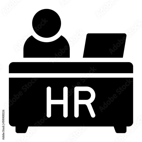 human resources glyph icon