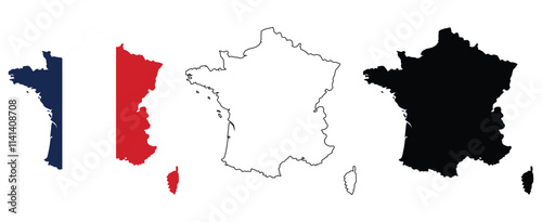 Germany country map flag territory