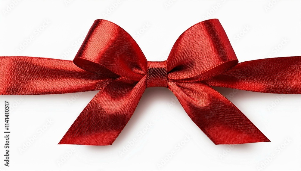red bow isolated on white background red bow isolated on white background