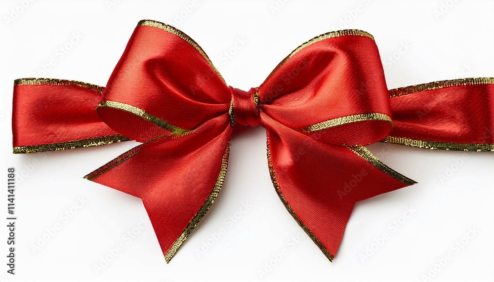 red bow isolated on white background red bow isolated on white background