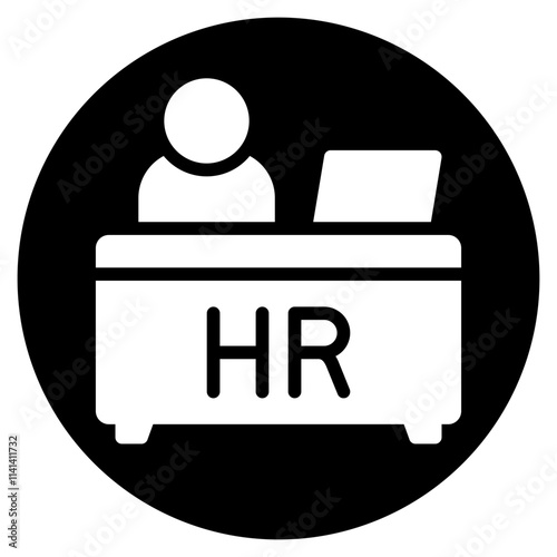human resources glyph icon