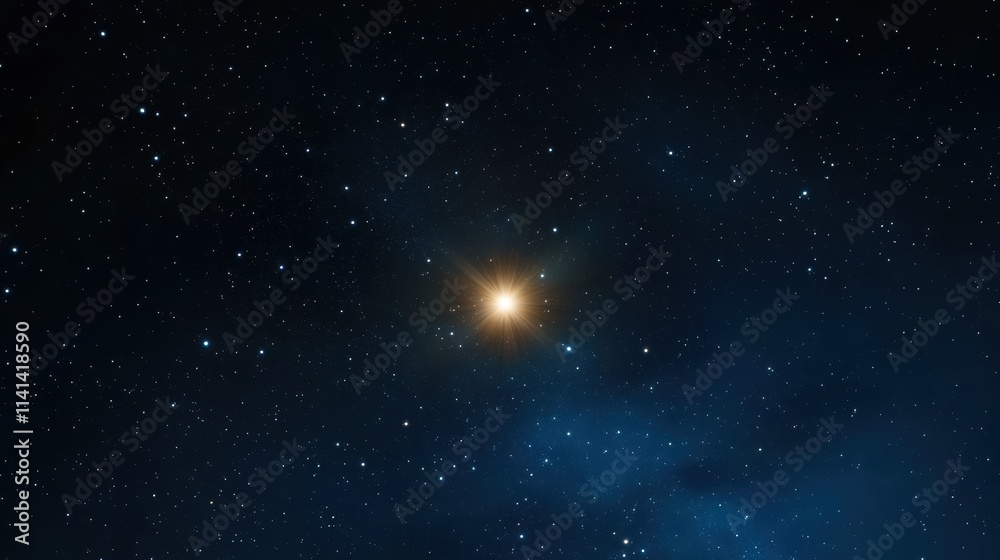 Fototapeta premium Celestial phenomenon observation outer space astronomy image night sky cosmic view stellar concepts for science enthusiasts