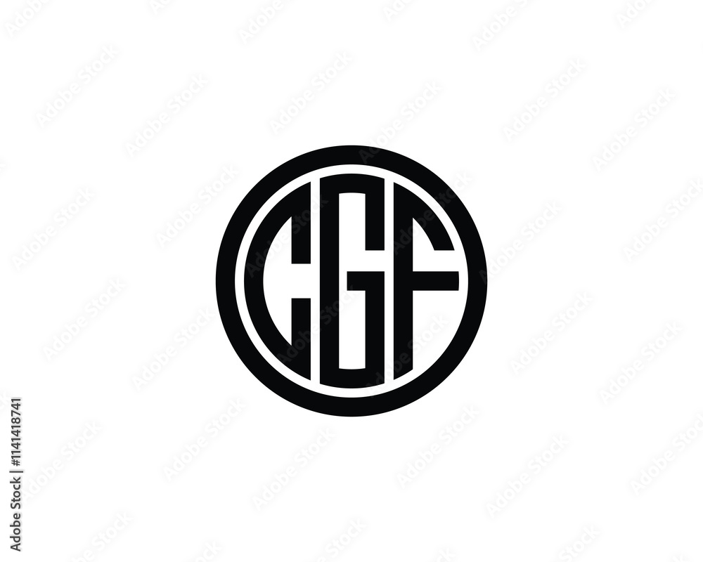 CGF Logo design vector template. CGF CGF Logo design vector template. CGF