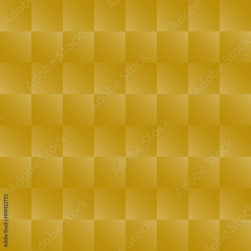 Abstract golden square design with geometric patterns, symbolizing elegance, luxury, and modern sophistication.