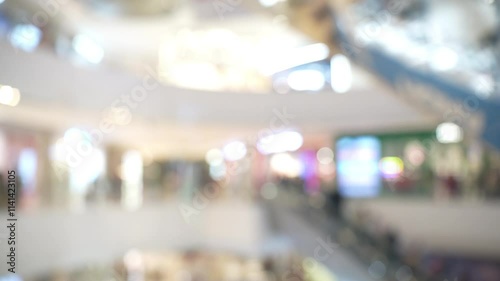 Wallpaper Mural Abstract blur and defocus shopping mall in department store interior for background Torontodigital.ca