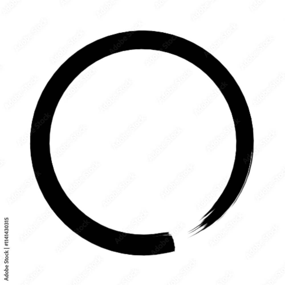 vector brush stroke circle of paint on white background. Ink hand drawn paint brush circle. Logo, label design element vector illustration. Black abstract circle. vector brush stroke circle of paint on white background. Ink hand drawn paint brush circle. Logo, label design element vector illustration. Black abstract circle.
