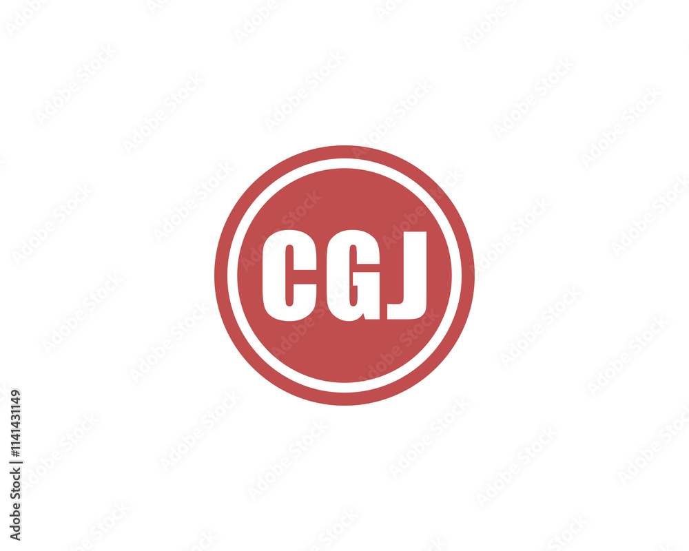 CGJ logo design vector template. CGJ CGJ logo design vector template. CGJ