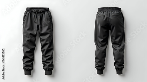 Sleek and Stylish Black Joggers for Modern Athletes and Everyday Wear