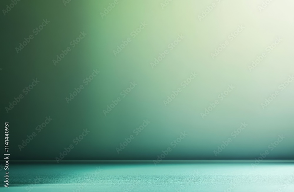 Abstract green gradient background with subtle light.