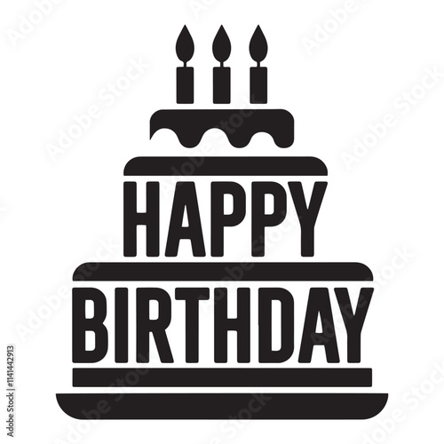 birthday cake with candles