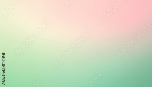 Wallpaper Mural Pastel Gradient Background  Soft Pink  Green  and Beige Blurred Texture for Design Torontodigital.ca