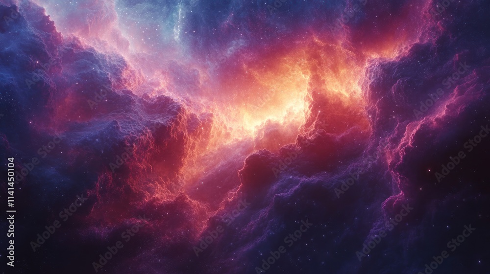 Cosmic nebula, vibrant colors, stellar dust clouds. Cosmic nebula, vibrant colors, stellar dust clouds.