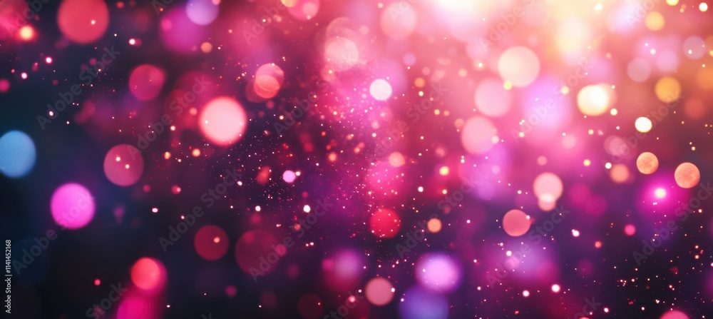 Festive Background of Bokeh Lights and Fireworks Festive Background of Bokeh Lights and Fireworks