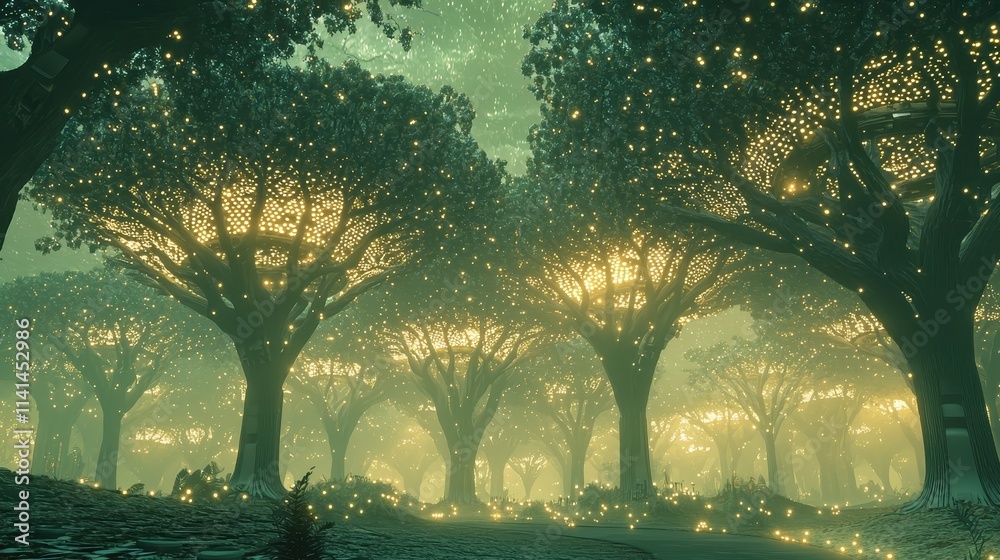 Surreal AI Mystic Grove Surreal AI Mystic Grove