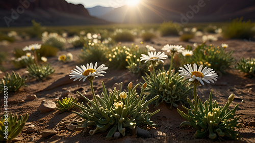 flowers in the desert