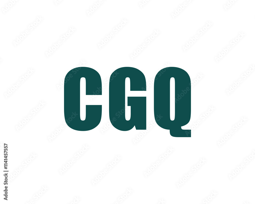 CGQ logo design vector template. CGQ CGQ logo design vector template. CGQ