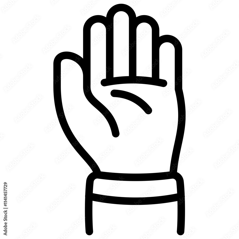 Hands Up Gesture Icon Hands Up Gesture Icon