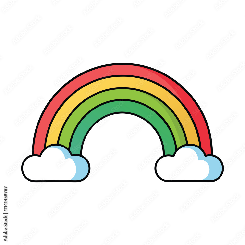 Rainbow Vector Illustration Design Rainbow Vector Illustration Design