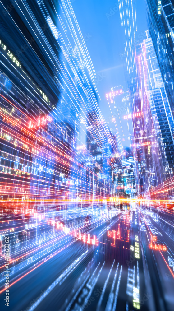 Dynamic cityscape action urban landscape abstract visuals night environment high-speed viewpoint futuristic concept Dynamic cityscape action urban landscape abstract visuals night environment high-speed viewpoint futuristic concept
