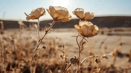 A poignant reminder of the cycle of life through a wilting flower.