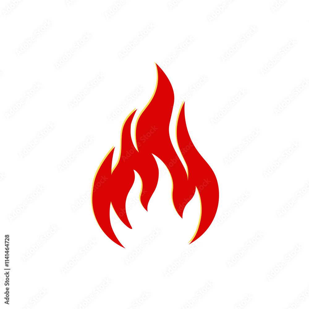 Fire icon illustration Fire icon illustration