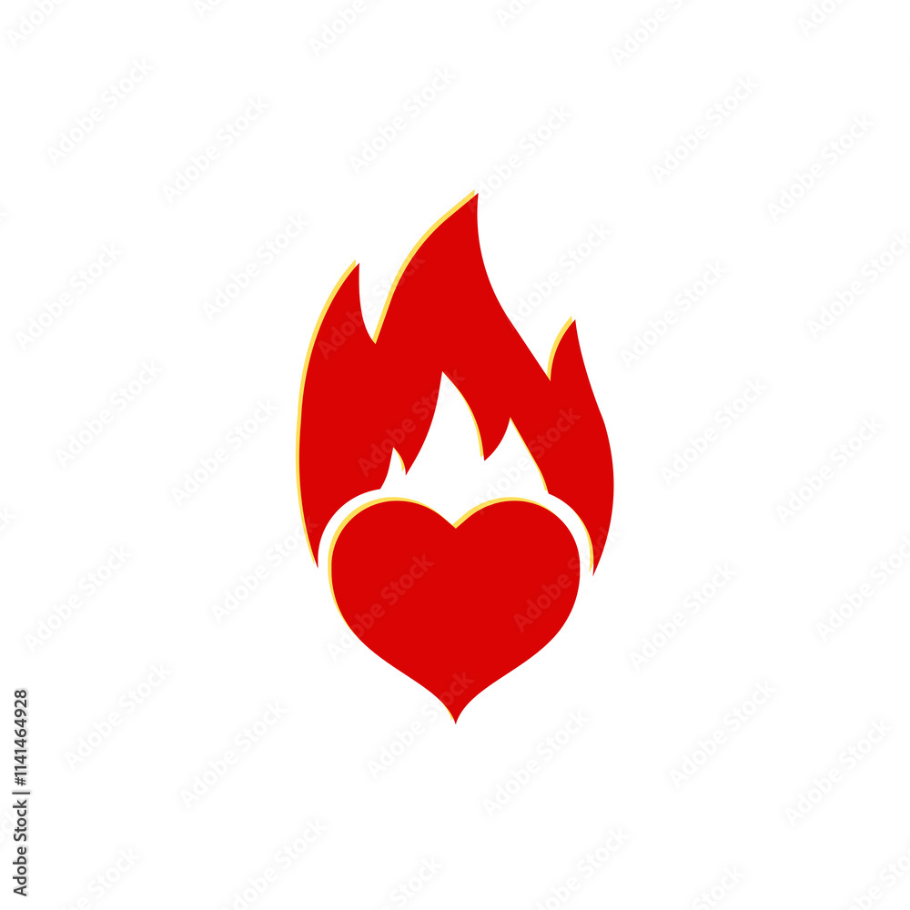 Fire icon illustration Fire icon illustration