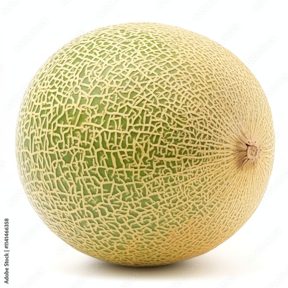 Ripe cantaloupe melon isolated on white background. Ripe cantaloupe melon isolated on white background.
