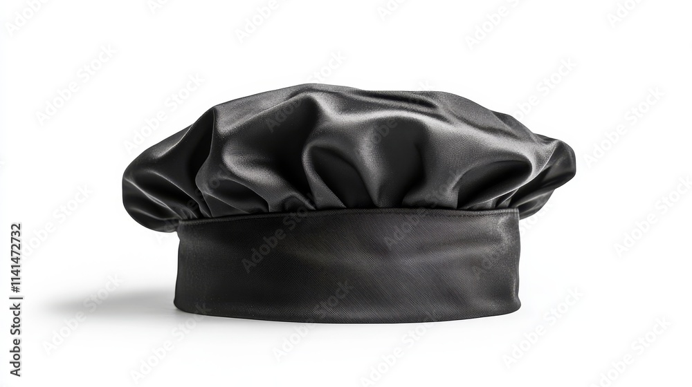 chef hat on white background. black chef hat on white background chef hat on white background. black chef hat on white background