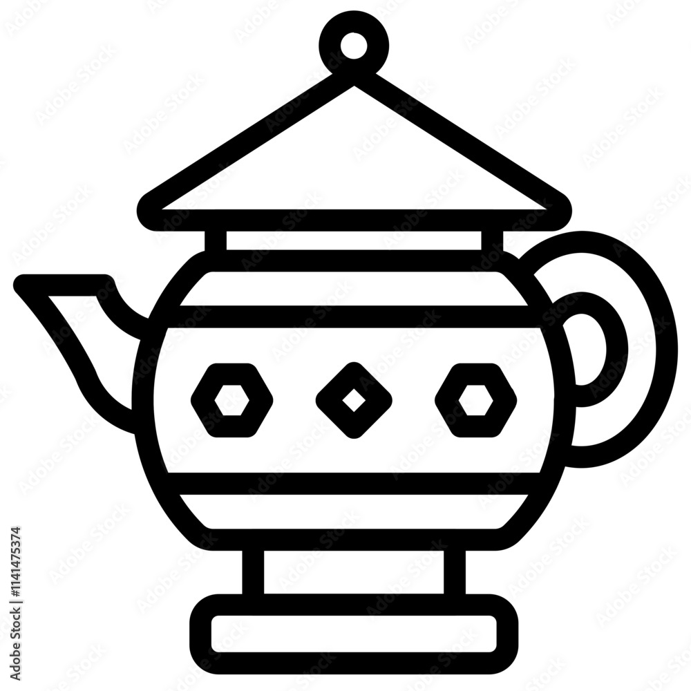 Naklejka premium Kettle Icon