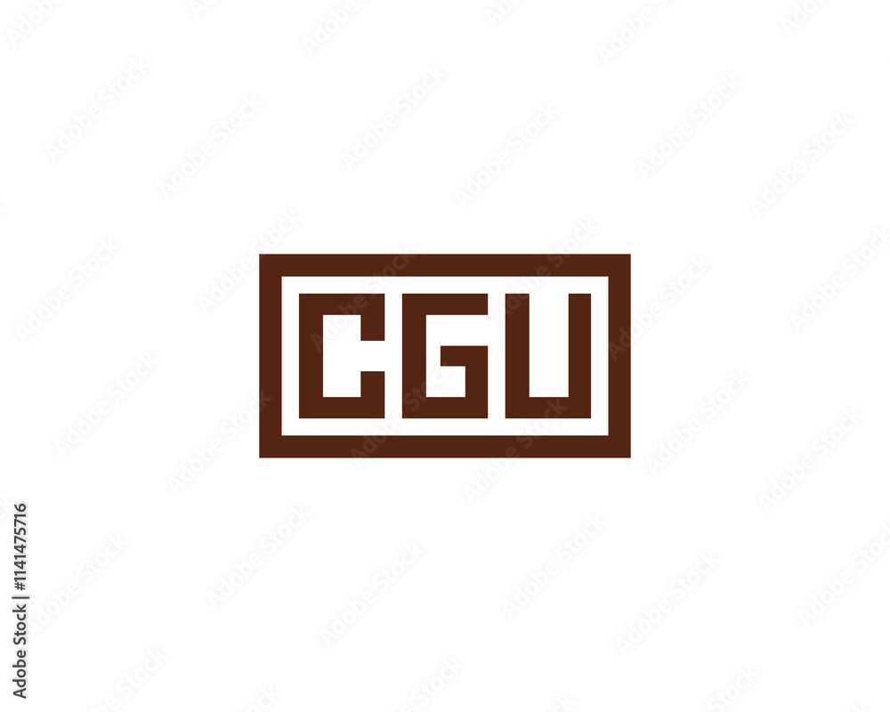 CGU logo design vector template. CGU CGU logo design vector template. CGU