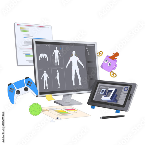 Game development and character design